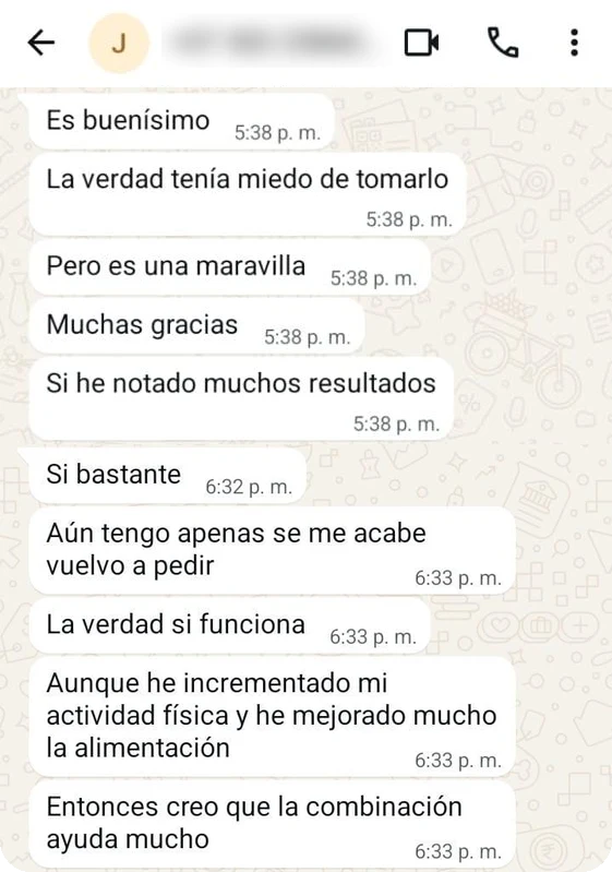 Pantallazo de WhatsApp: tenía miedo de tomarlo pero es una maravilla